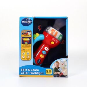 VTech Spin and Learn Color Flashlight Toddler Educational Toy 12-36 Months